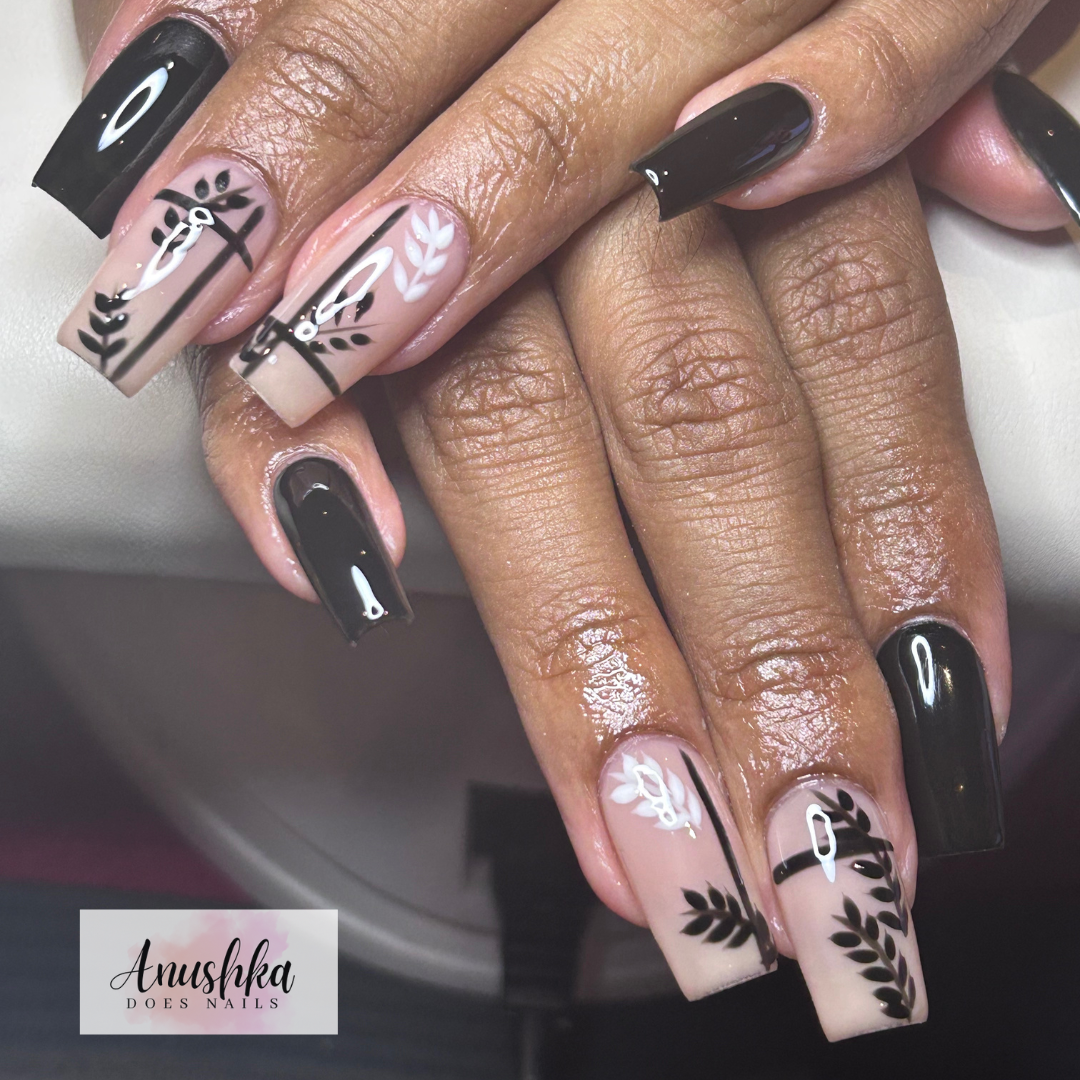 Matte Black Nails